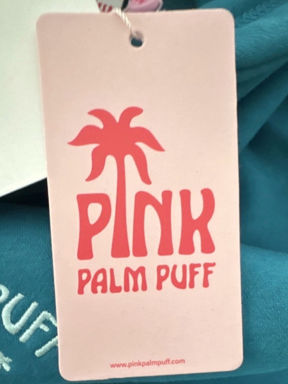 RARE Pink Palm Puff "Under the Sea" Hoodie Blue Disney Mermaid Small NEW IN BOX - Picture 7 of 11